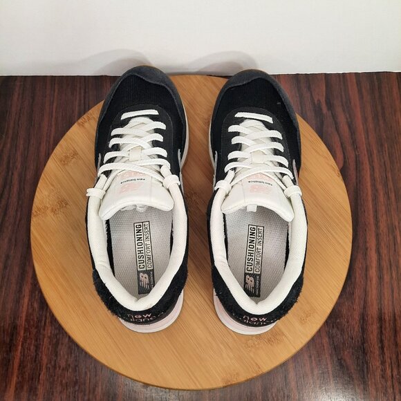 New Balance 515 Womens Size 8.5 Shoes Black Pink White Suede Retro Sneakers - Picture 9 of 10